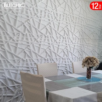 12шт 50x50 см 3D настенная панель Геометрическая линия 3D наклейка на стену обои фреска алмазный дизайн декор плитка 3d форма эстетическая комната 90-х