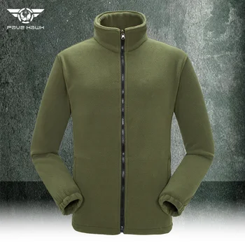 Мужская военная тактическая куртка, Демисезонное двустороннее флисовое пальто, уличная теплая штормовка Softshell, Армейская волосатая мужская куртка,