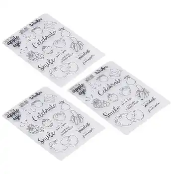 Прозрачные марки, безопасный набор штампов для поздравительных открыток, приглашений, конвертов