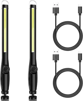 Новый USB Перезаряжаемый Светодиодный фонарик COB, Магнитный Рабочий Фонарь, Крючок для факела, Портативный Фонарь, Инспекционный Фонарь, Лампа для ремонта автомобилей в кемпинге.