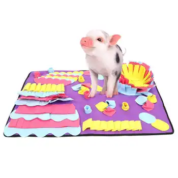 Коврик для нюхания домашних животных, моющийся коврик для тренировки запаха, потребляющий энергию, игрушки-головоломки для домашних животных, снимающий стресс