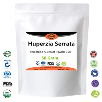 50-1000 г высококачественной Huperzia Serrata 30:1, Huperzine A, бесплатная доставка