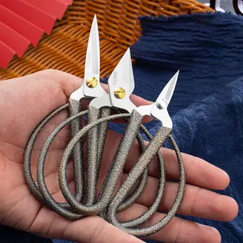 Ножницы в форме змеевика, прочные ножницы для портного из высококачественной стали, бытовые ножницы для ткани, ножницы для вышивания