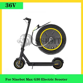 Моторное колесо 36V 500W для электроскутера Ninebot Max G30 Ремонт двигателя шины переднего колеса Замена двигателя