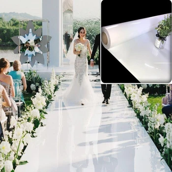 Белая зеркальная дорожка для свадебного прохода в помещении и на улице для свадьбы, помолвки, вечеринки, декорации для сцены длиной 32,8 фута