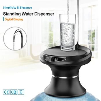 Автоматический диспенсер для воды, Электрический бочкообразный насос для галлонной бутылки с водой, USB Перезаряжаемый Портативный диспенсер для напитков, насос для бутылки с водой