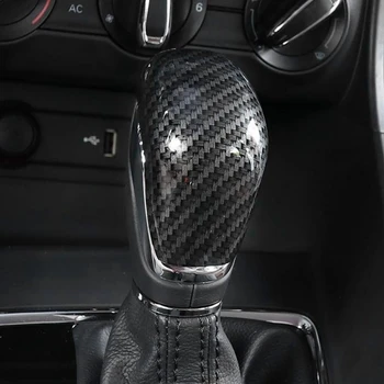 для MG ZS 2017-2020 EV MG6 Ручка переключения передач из углеродного волокна ABS, накладка на головку, автомобильные Аксессуары