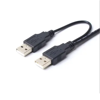 22-контактный кабель-адаптер USB 2.0-SATA для 2,5-дюймового жесткого диска HDD с кабелем питания USB