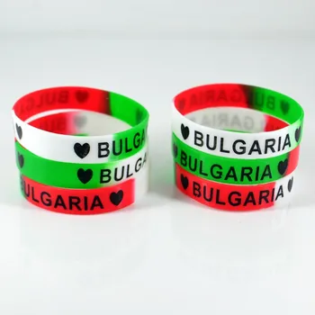 6x Love Bulgaria National Team Силиконовый браслет Браслет Спортивная мода Ювелирные Изделия Подарок для вечеринки