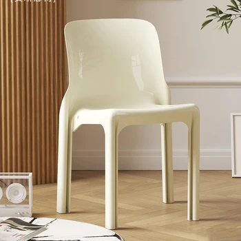 Пластиковые стулья для гостиной в скандинавском стиле, Маленькие Дизайнерские Белые стулья для гостиной, Современная мебель для прихожей Cadeira De Escritorio