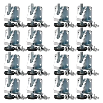 16X Выравнивающие Ножки Сверхмощные Мебельные Выравниватели Регулируемый Выравниватель Ножек Стола Со Стопорными Гайками