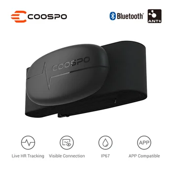 CooSpo H6 НОВЫЙ датчик Сердечного Ритма IP67 Ремешок Bluetooth 4.0 ANT + Приложение 