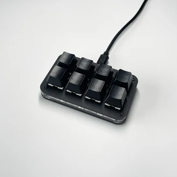 Миниатюрная механическая клавиатура с восемью клавишами, индивидуальная настройка, без привода, копирование и вставка, комбинация клавиш, Type-C