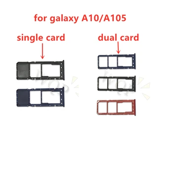 для Samsung Galaxy A10 A105 2019 Держатель Лотка Для Sim-карт Слот для SIM-Карты Micro SD Адаптер Замена Ремонт Запасные Части
