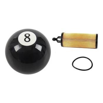 Универсальная ручка переключения передач Auto Black с 8 шариками с масляным фильтром, автомобильный масляный фильтр