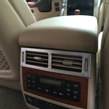 Для Toyota Land Cruiser 200 LC200 2016-2020 Внутренний Подлокотник Заднего Кондиционера Отделка Вентиляционной Крышки Розетки Переменного Тока Украшение Панели