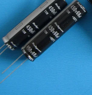 10 шт./лот 68 МКФ 450 В 68 МКФ алюминиевый электролитический конденсатор размер 13*50 20%