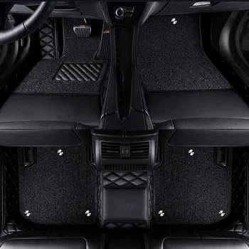 Автомобильные коврики на заказ для Volvo XC90 2015-2022 Детали интерьера Автомобильные аксессуары двухслойные съемные