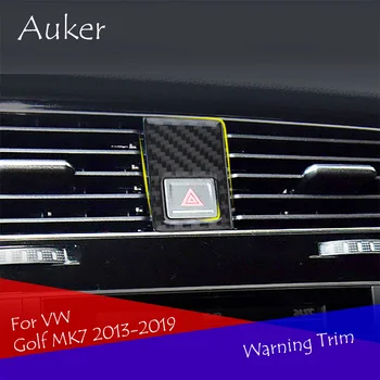 Сигнальная лампа на приборной панели автомобиля, Кнопочный переключатель, Накладное кольцо, крышка, Аксессуары для VW Golf MK7 2013-2019