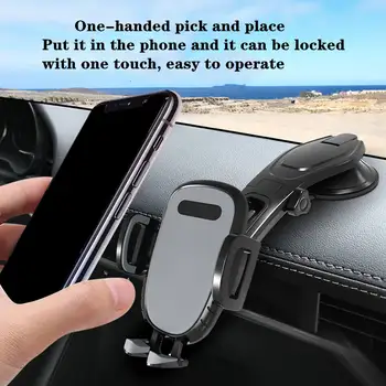 Регулируемый автомобильный держатель на присоске для телефона Магнитный кронштейн для всасывания подставка для Huawei Для iPhone X 12 Pro Max Для Xiaomi