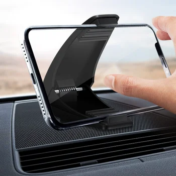 Универсальный автомобильный держатель для телефона на приборной панели, вращающийся на 360 градусов Кронштейн для приборной панели, Нескользящая простая подставка для GPS, Автомобильные аксессуары для интерьера