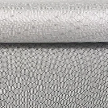 Ткань из стекловолокна с гальваническим покрытием 3K, жаккардовая ткань, посеребренная ткань, двусторонняя саржа, ткань из углеродного волокна, автомобильное покрытие