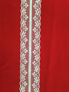 (35 мм) ширина 3,5 см Х длина 15 метров, бело-черная кружевная отделка без растяжения, свадебное кружевное украшение для новобрачных