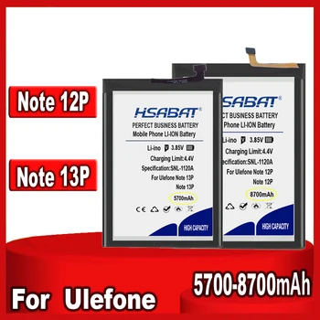 Аккумулятор HSABAT 5700 мАч - 8700 мАч для Ulefone Note 12P 13P