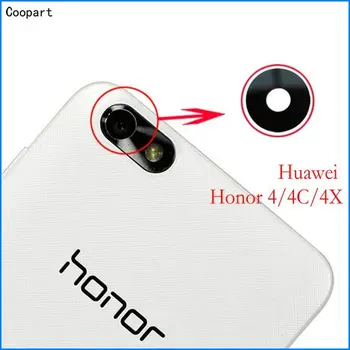 2шт Новый Задний объектив камеры заднего вида замена стекла для Huawei honor4/4C/4X honor 4 4C 4X с наклейкой высшего качества