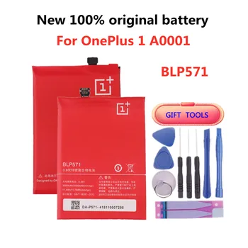 Высококачественный оригинальный аккумулятор BLP571 для OnePlus 1 A0001 3100mAh, сменный аккумулятор Bateria + Tools