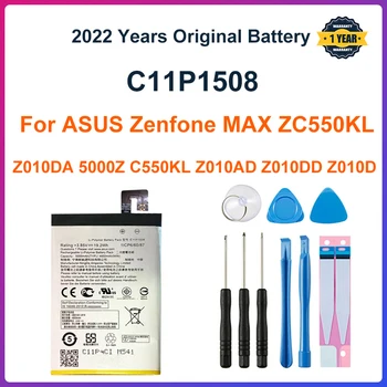 100% Оригинальный Аккумулятор C11P1508 Для ASUS Zenfone MAX ZC550KL Z010DA 5000Z C550KL Z010AD Z010DD Z010D 4850 мАч + Подарочные Инструменты