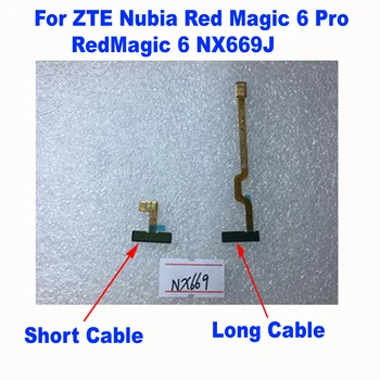 Оригинал для ZTE Nubia Red Magic 6 Pro RedMagic 6 NX669J виртуальные и реальные игровые кнопки Сенсорная Клавиша Микрофон Гибкий Кабель