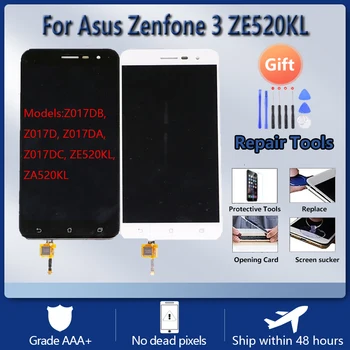 5,2 дюйма для ASUS Zenfone 3 ZE520KL Z017D Z017DA Z017DB дигитайзер с сенсорным ЖК-экраном в сборе + бесплатные инструменты, рамка