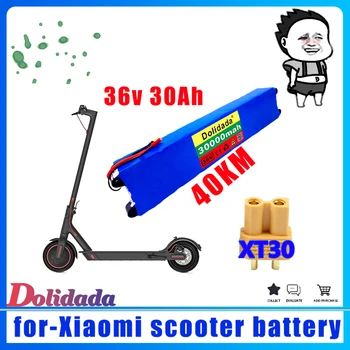 Аккумуляторная батарея для скутера 36v 30ah ForXiaomi для электрического скутера Mijia M365 Hoverboard Bms Board 30000mah Аккумуляторные батареи