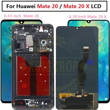 Для Huawei mate 20 ЖК-дисплей с сенсорным экраном Digitizer Замена для HUAWEI mate 20 X для Huawei mate20 HMA-AL00 ЖК-дисплей с рамкой
