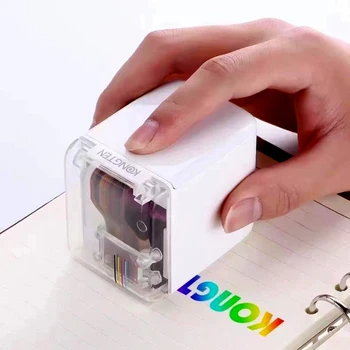 Ручной карманный принтер Портативный Мини-струйный принтер с Wi-Fi, 1200 точек на дюйм, беспроводной Цветной принтер 