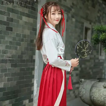 Hanfu женская древнекитайская одежда династии Хань китайское платье для народных танцев одежда косплей китайское платье FF1188