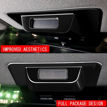 Для салона автомобиля Toyota Raize 200 серии ABS Глянцевая Черная Накладка на панель проверки ремня безопасности