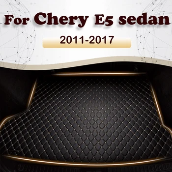 Коврик в багажник автомобиля для седана Chery E5 2011 2012 2013 2014 2015 2016 2017 Автомобильные аксессуары на заказ, оформление интерьера Авто
