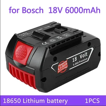 100% новый аккумулятор 18V 6.0Ah подходит для дрели Bosch 18V литий-ионный аккумулятор BAT609 BAT609G BAT618 BAT618G