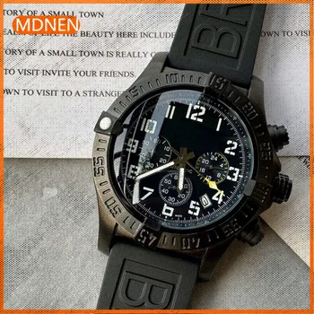 MDNEN Мужские часы 904l кварцевые часы из нержавеющей стали 45 мм-BR