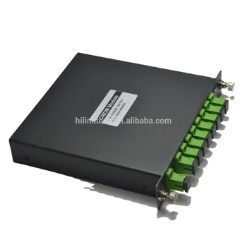 8-канальный мультиплексор CWDM с LGX Box SC/APC с одним волокном длиной волны 1470-1610 Нм опционально