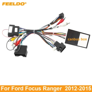 FEELDO Car Audio 16PIN адаптер кабеля питания Android для Ford Focus Ranger Жгут проводов аудиосистемы