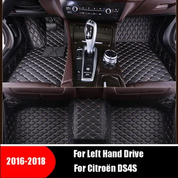 Для Citroën Citroen_n DS4S 2018 2017 2016 Автомобильные Коврики Для Пола Автоаксессуары Для Укладки Водонепроницаемого Ковра Накладки Для Ног Напольные Покрытия