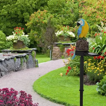 Наружная водонепроницаемая лампа с попугаями на солнечной энергии, светодиодная лампа для газона для украшения сада, Декоративная лампа