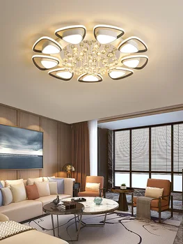 Современная светодиодная люстра FANPINFANDO для гостиной, спальни, хрустальных потолочных люстр, кухонных подвесных светильников