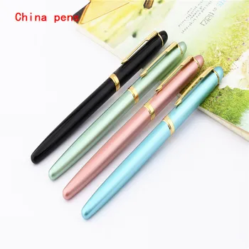Высококачественная 7035 Цветная тонкая студенческая финансовая офисная перьевая ручка с тонким пером, чернила для школьных принадлежностей