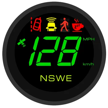 Головной Дисплей ADAS GPS Спидометр Инерциальная Технология GPS HUD LDWS PCW FCWS Сигнализация С Видеозаписью Для Tesla MODEL 3 Y