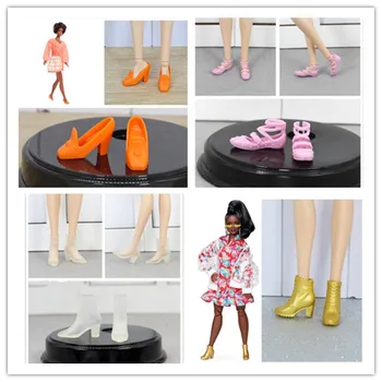 Оригинальная обувь для кукол-принцесс для кукол 1/6; Модные женские ботинки для кукол Kurhn; Повседневная обувь на высоком каблуке; Аксессуары для кукол;