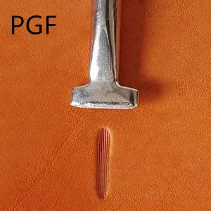 Тип большого пальца вертикальное зерно 1 PGF92-01 инструмент для тонкой печати из нержавеющей стали инструмент для резьбы по коже